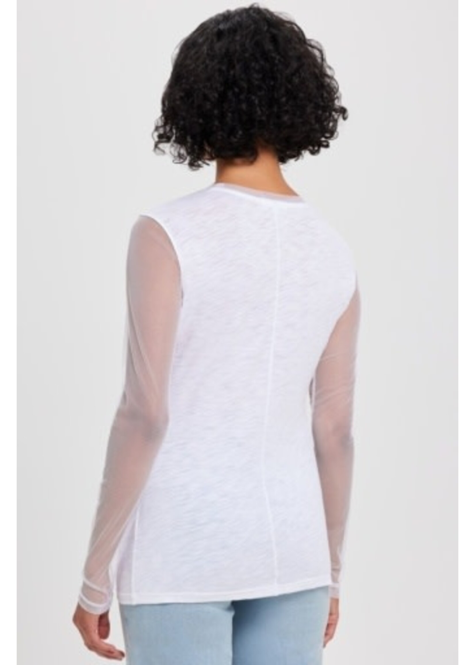 GOLDIE LEWINTER TULLE LONG SLEEVE TEE