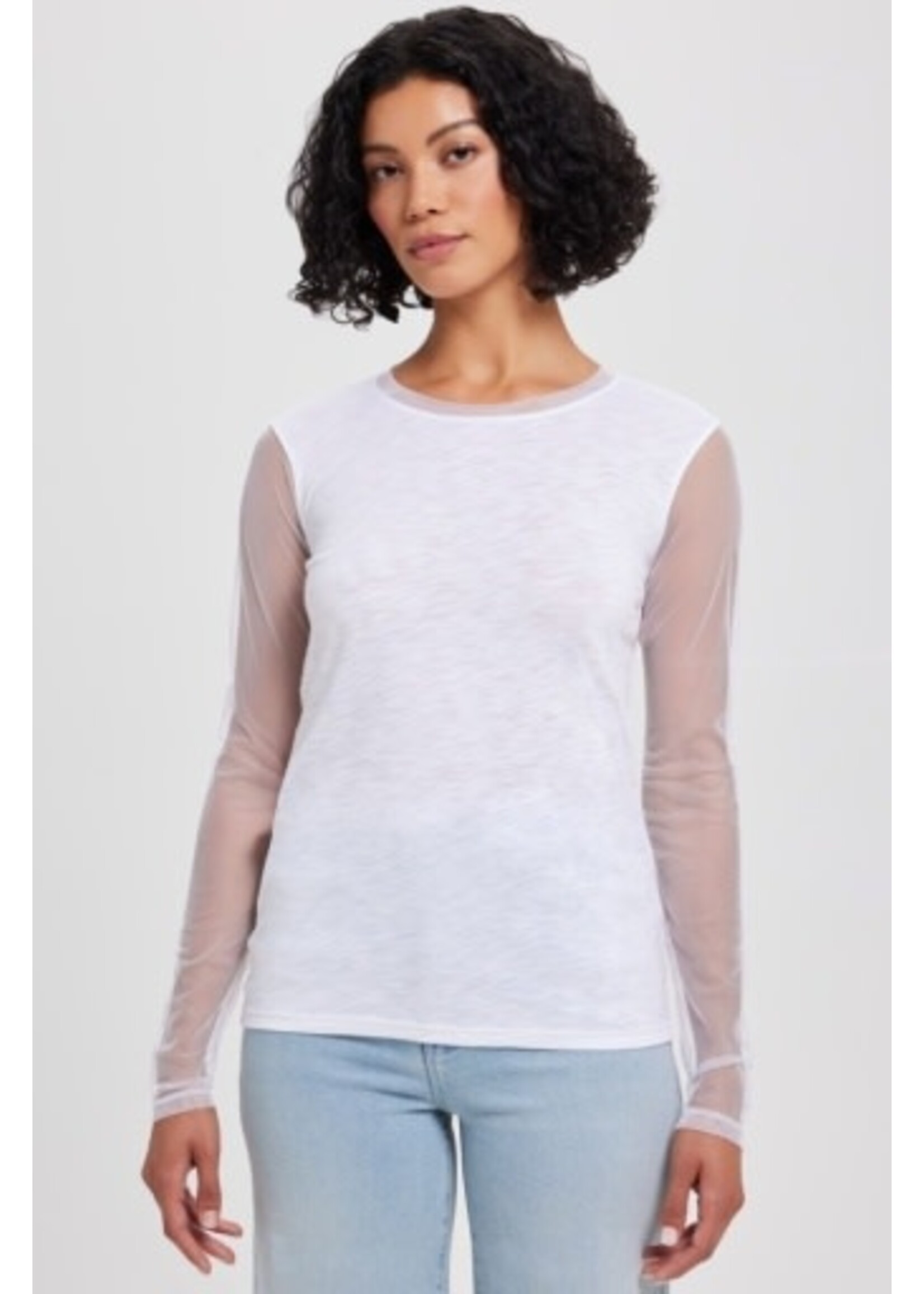 GOLDIE LEWINTER TULLE LONG SLEEVE TEE
