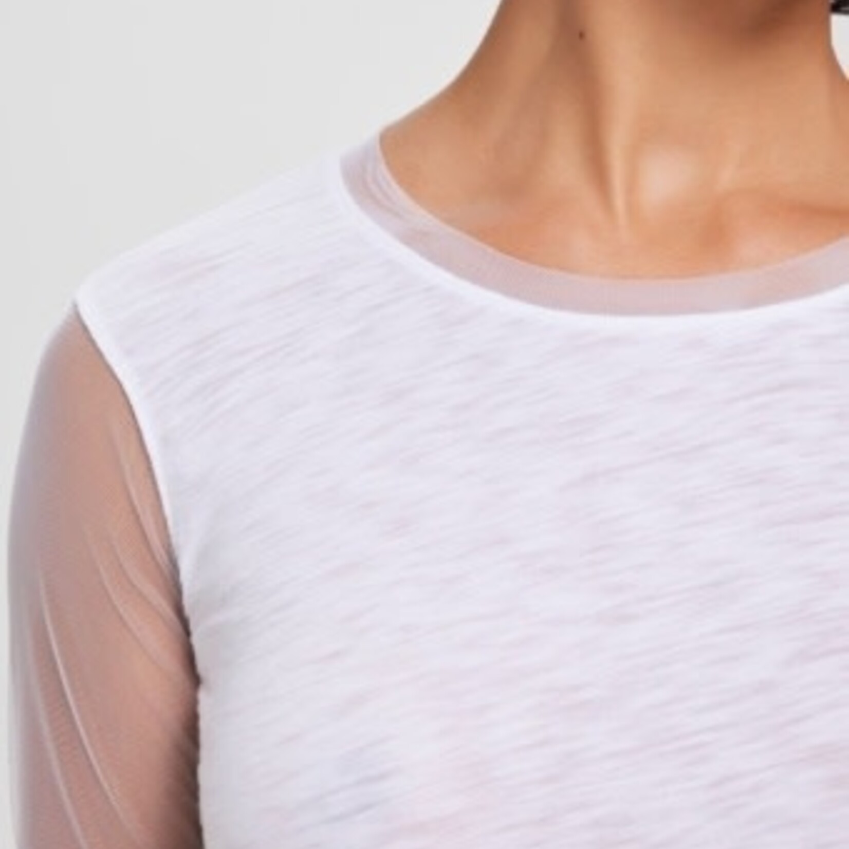 GOLDIE LEWINTER TULLE LONG SLEEVE TEE