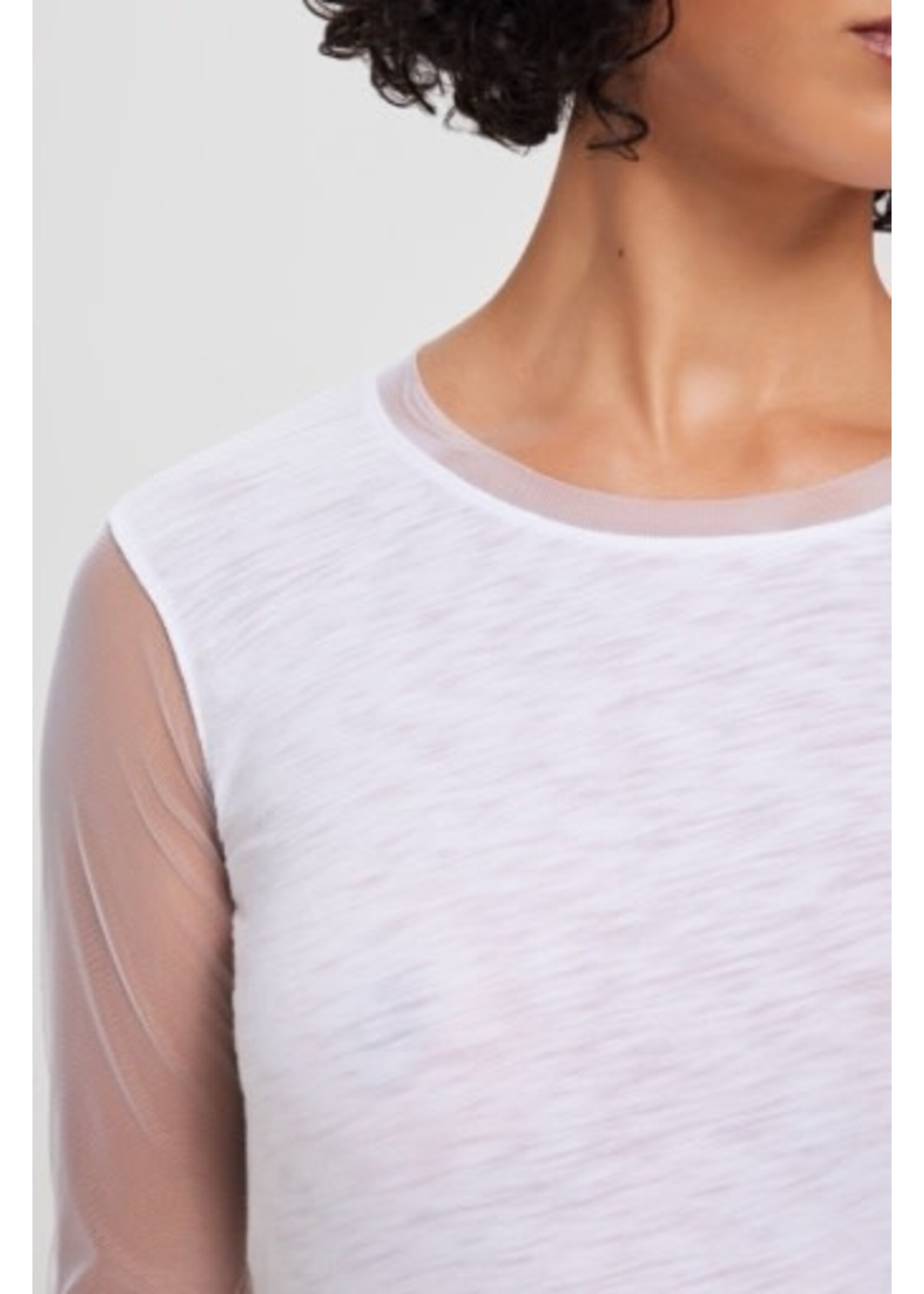 GOLDIE LEWINTER TULLE LONG SLEEVE TEE