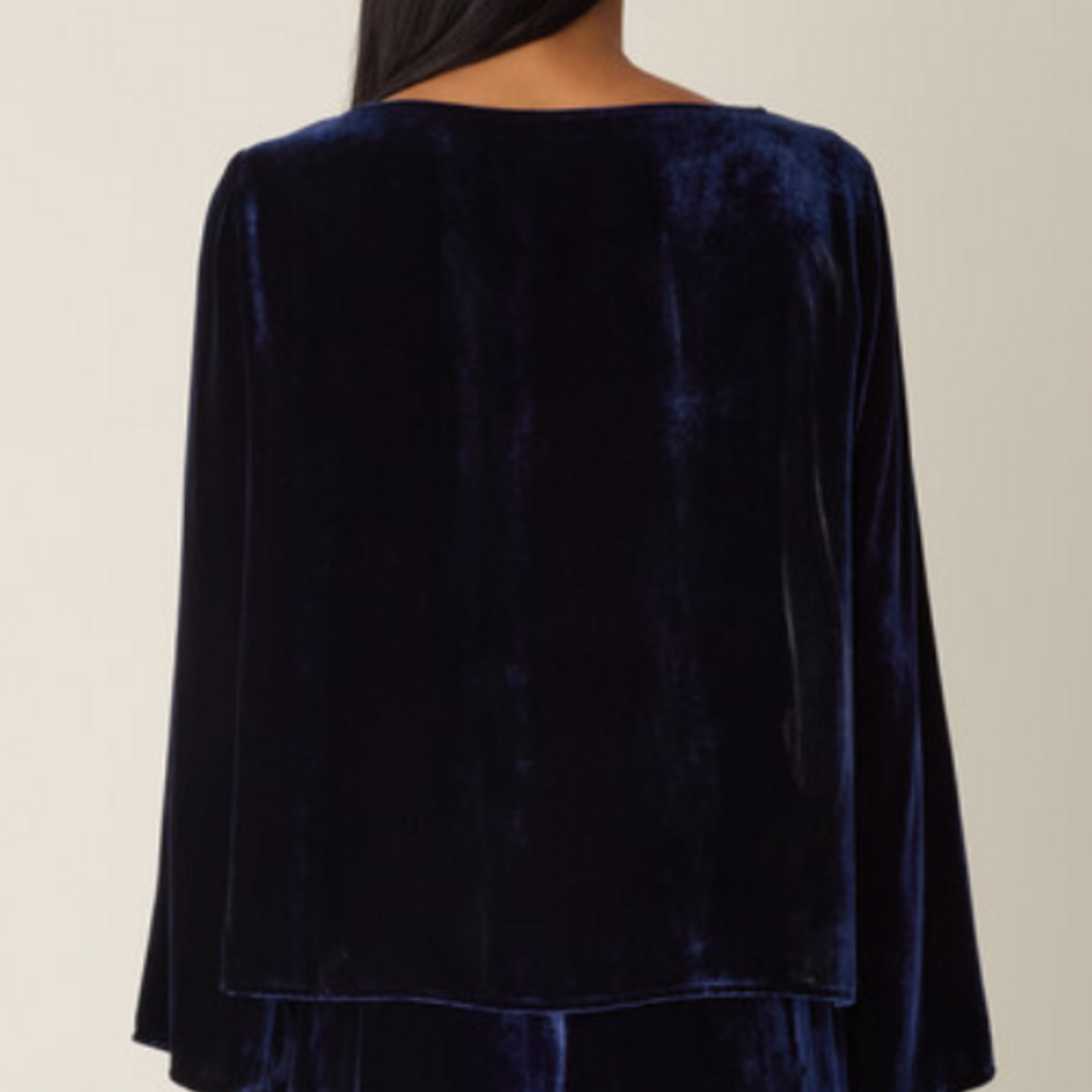 EILEEN FISHER VELVET BATEAU NECK TOP
