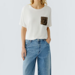 OUI GARDENIA T-SHIRT