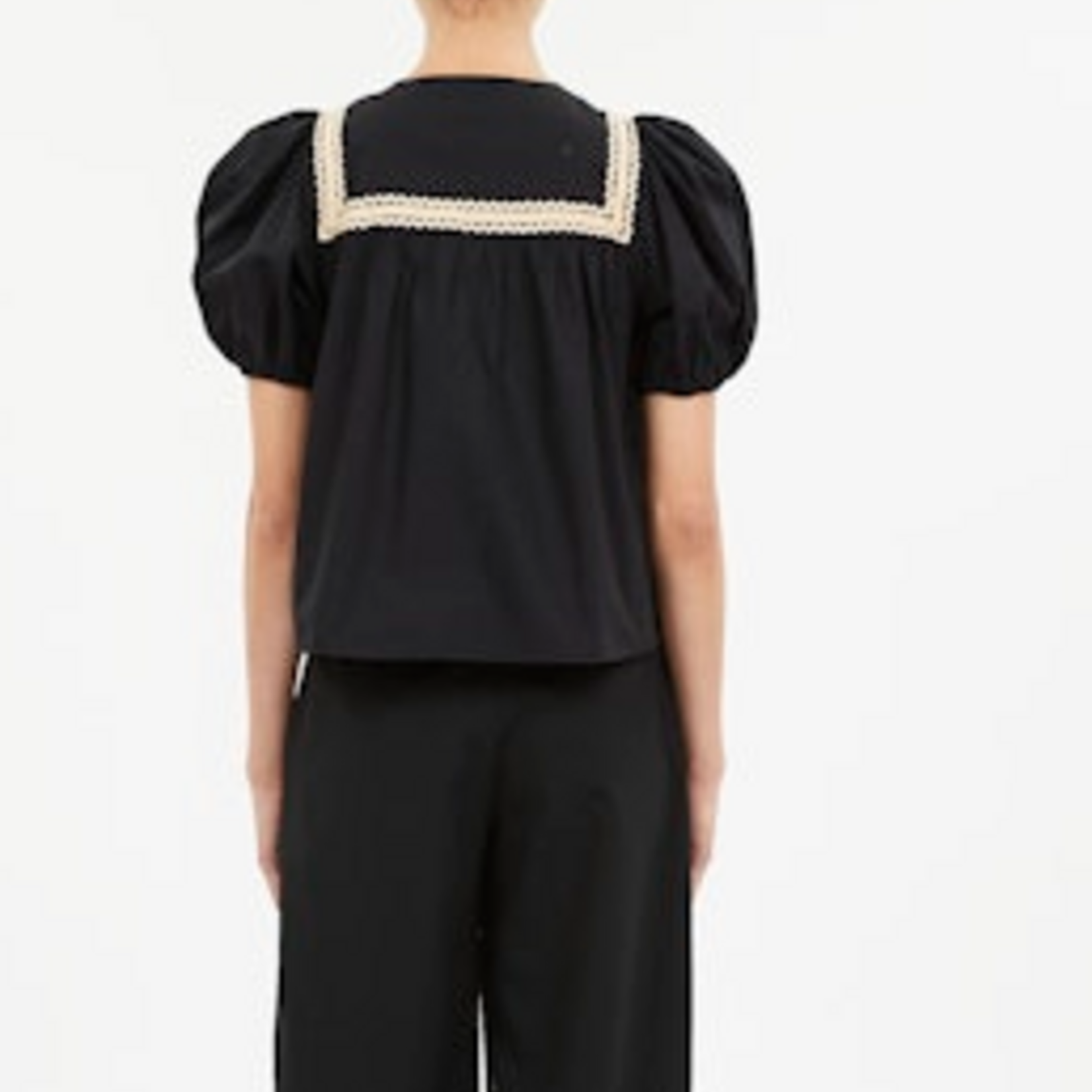 ULLA JOHNSON LIA PUFF SLEEVE TOP