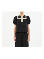 ULLA JOHNSON LIA PUFF SLEEVE TOP