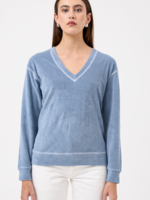 GOLDIE LEWINTER LIFE OF LUXURY V NECK SWEATSHIRT