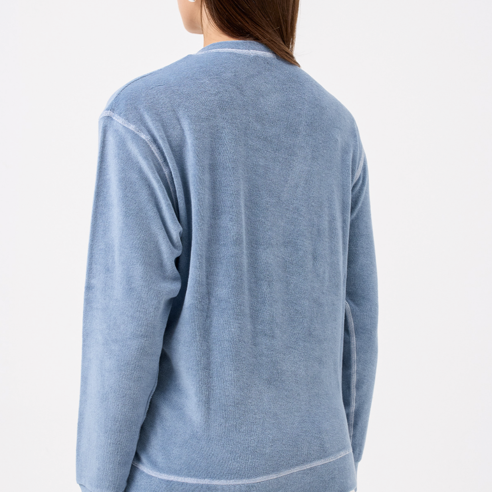 GOLDIE LEWINTER LIFE OF LUXURY V NECK SWEATSHIRT