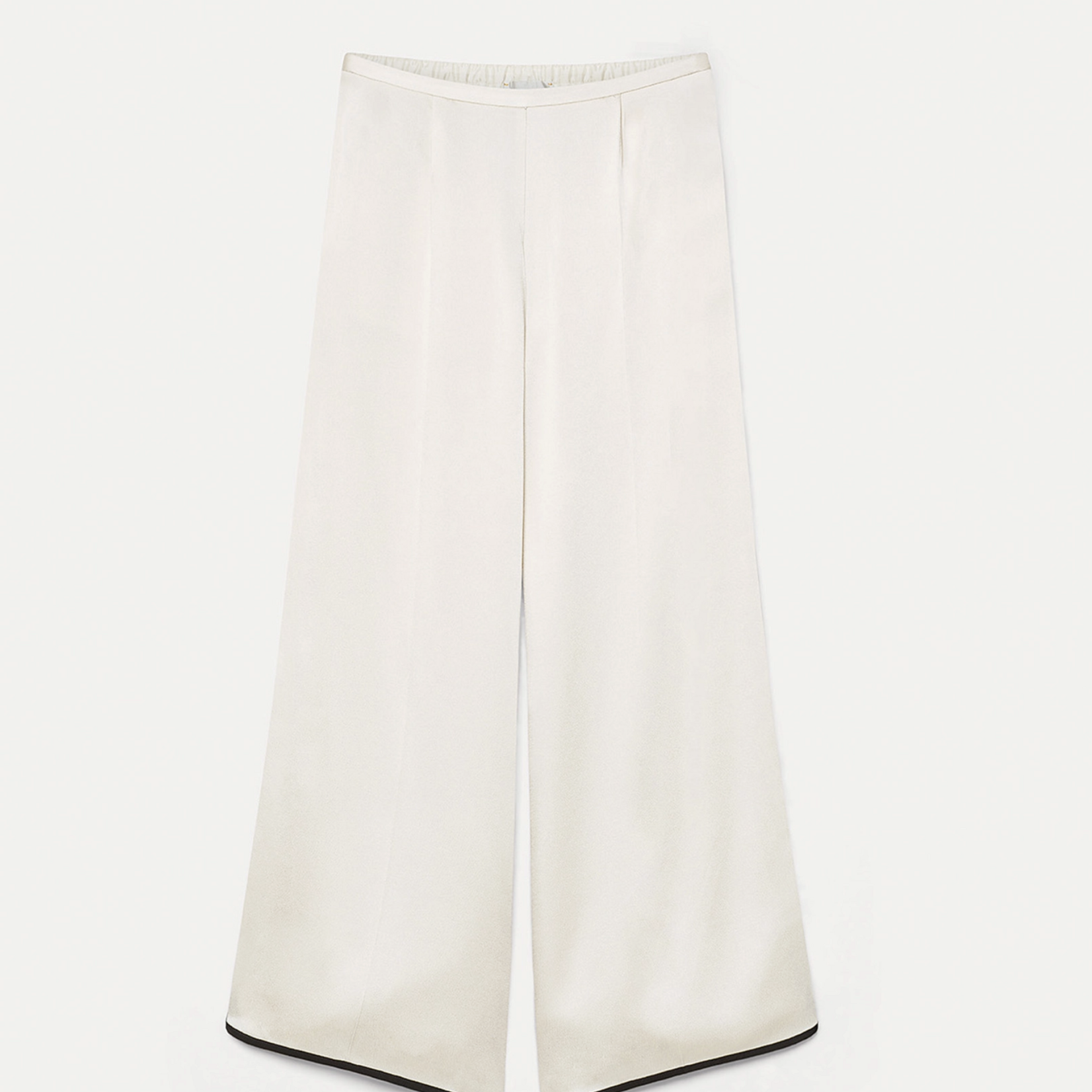 FORTE FORTE CROPPED TROUSERS IN ENVERS SATIN