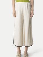 FORTE FORTE CROPPED TROUSERS IN ENVERS SATIN