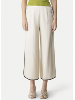 FORTE FORTE CROPPED TROUSERS IN ENVERS SATIN