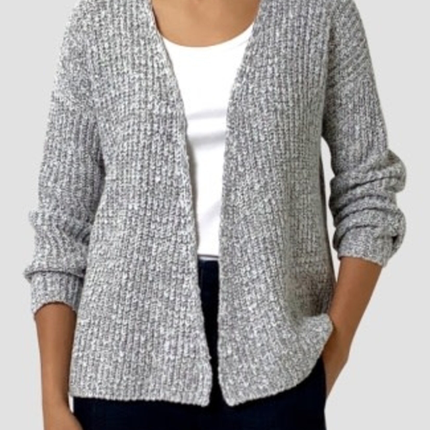 EILEEN FISHER PERUVIAN COTTON CLOUD TWIST CARDIGAN