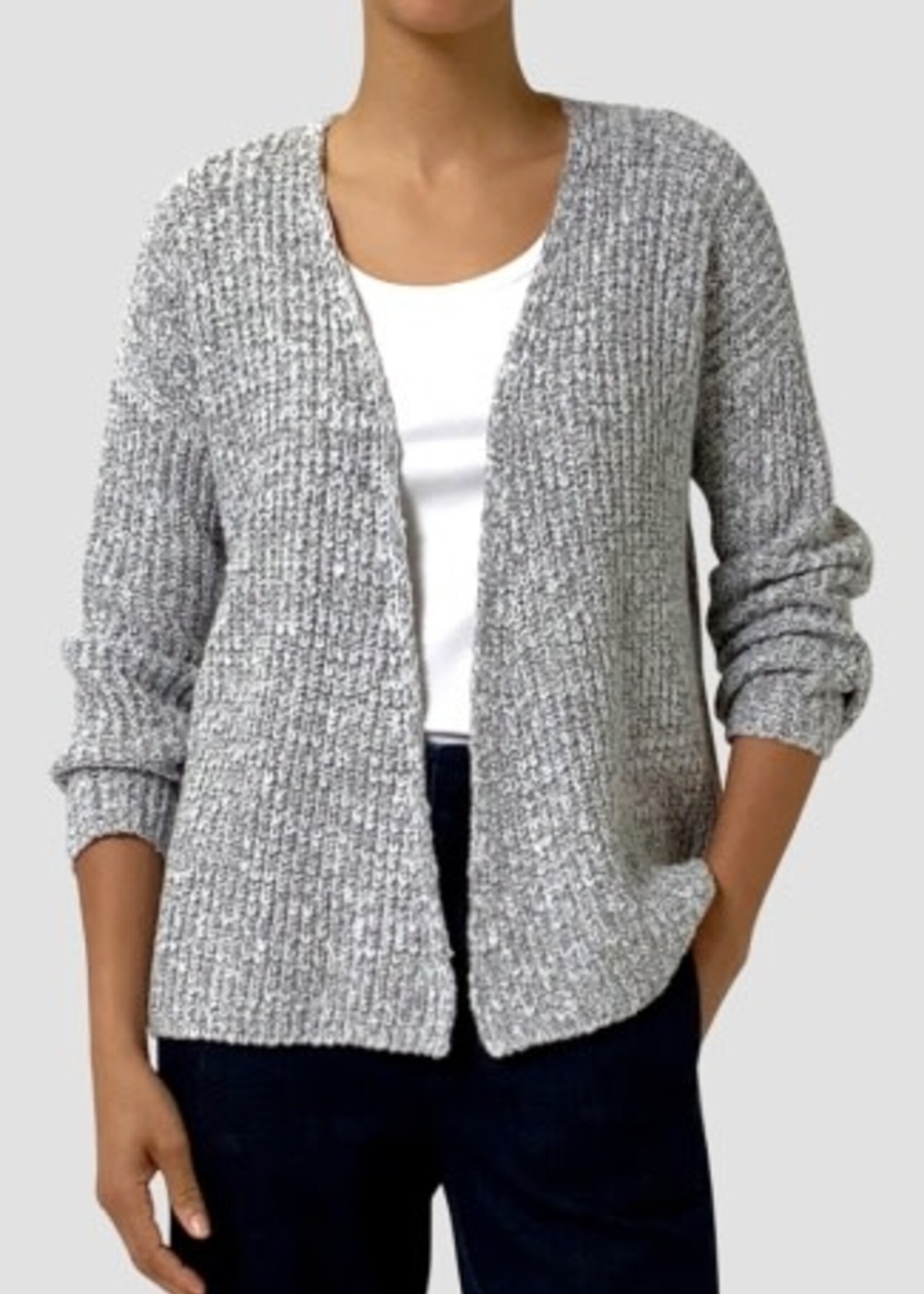 EILEEN FISHER PERUVIAN COTTON CLOUD TWIST CARDIGAN