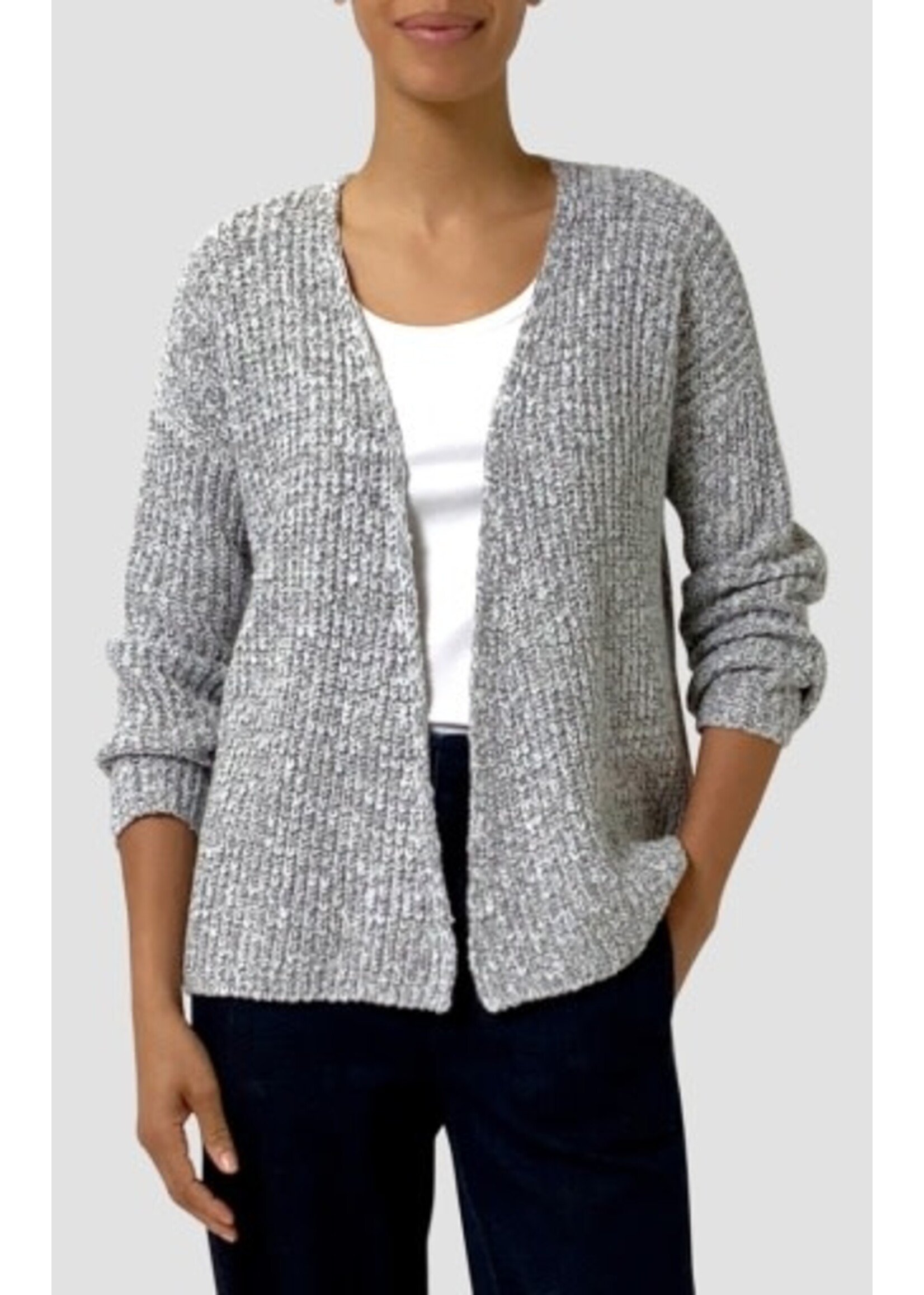 EILEEN FISHER PERUVIAN COTTON CLOUD TWIST CARDIGAN
