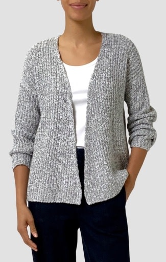 Cardigan Eileen Fisher - Col Châle En Laine Gris, Style Chaud Et élégant, Valeur 500 $ + Taxes