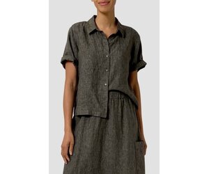 EILEEN FISHER WASHED ORGANIC LINEN DLAV ELBOW SLEEVE TOP - B. Prince EILEEN FISHER WASHED ORGANIC LINEN DLAV ELBOW SLEEVE TOP - B. Prince