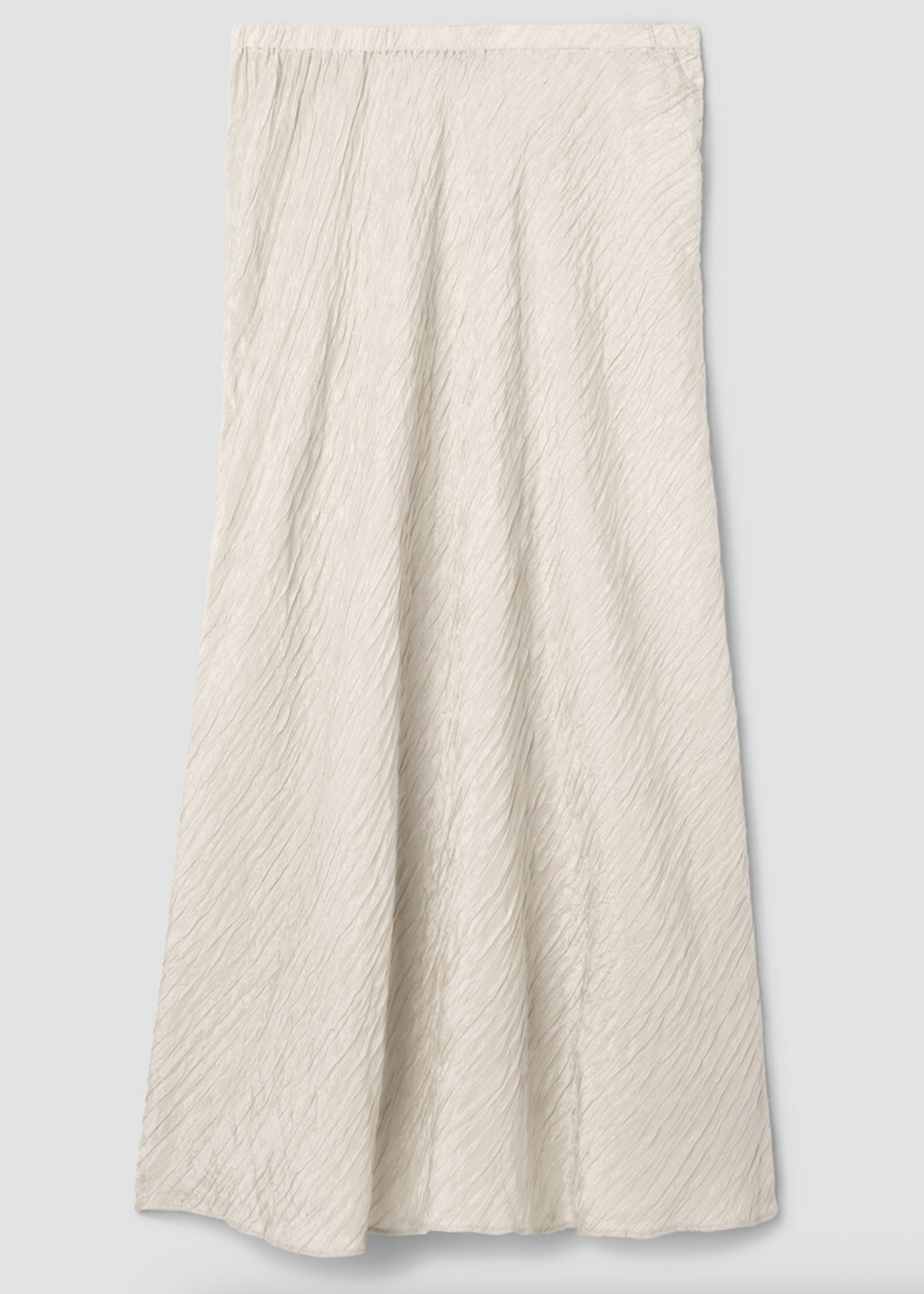 EILEEN FISHER TEXTURED SILK JACQUARD BIAS SKIRT