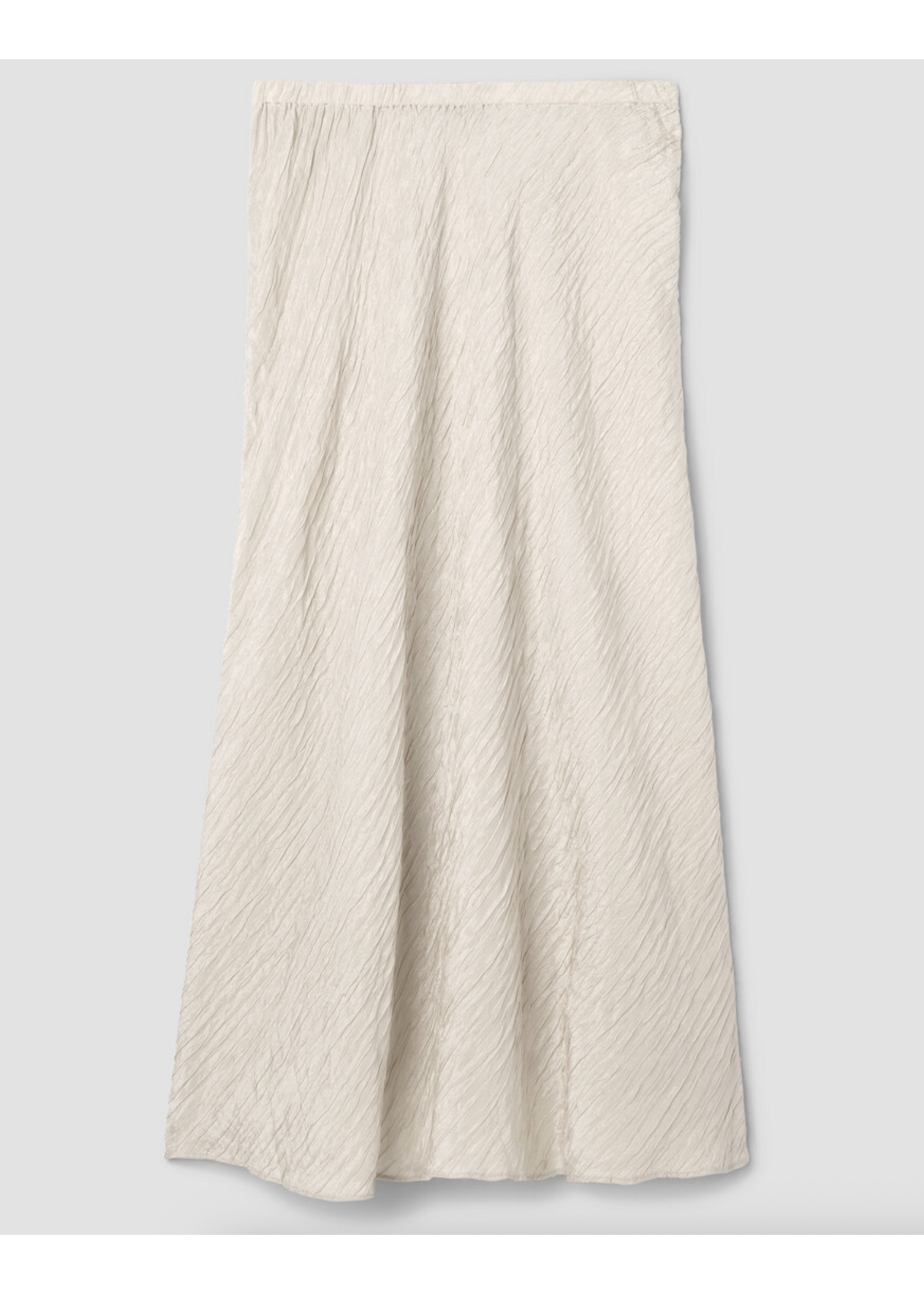 EILEEN FISHER TEXTURED SILK JACQUARD BIAS SKIRT