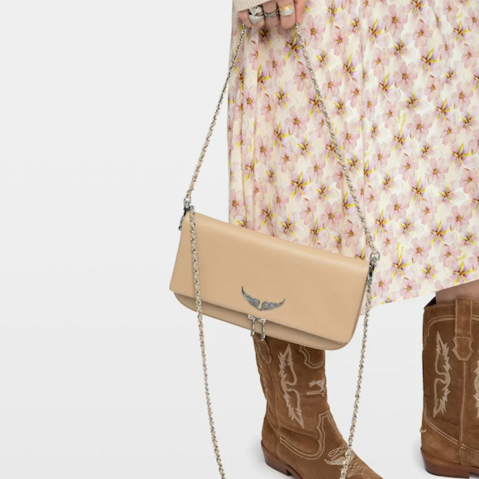 ZADIG & VOLTAIRE ROCK GRAINED BAG