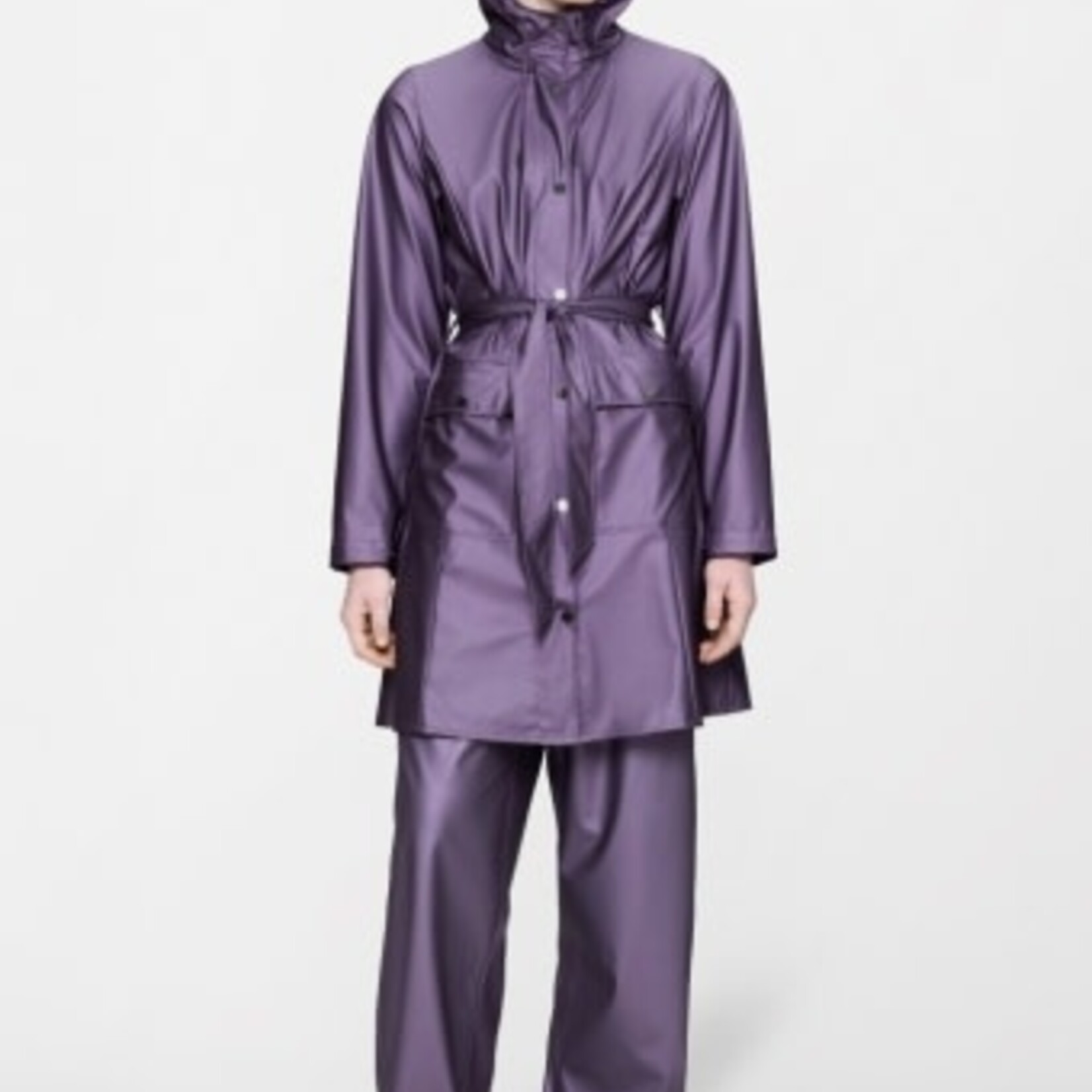 RAINS CURVE LONG JACKET