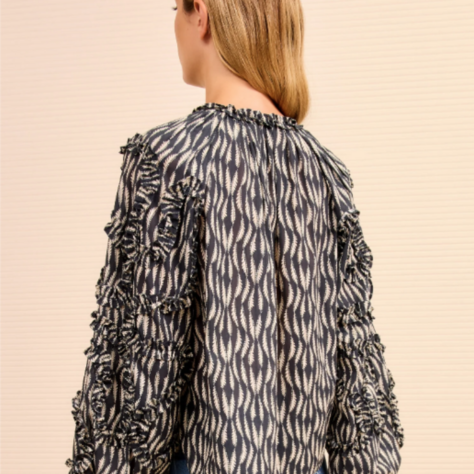 ULLA JOHNSON AZROU BLOUSE