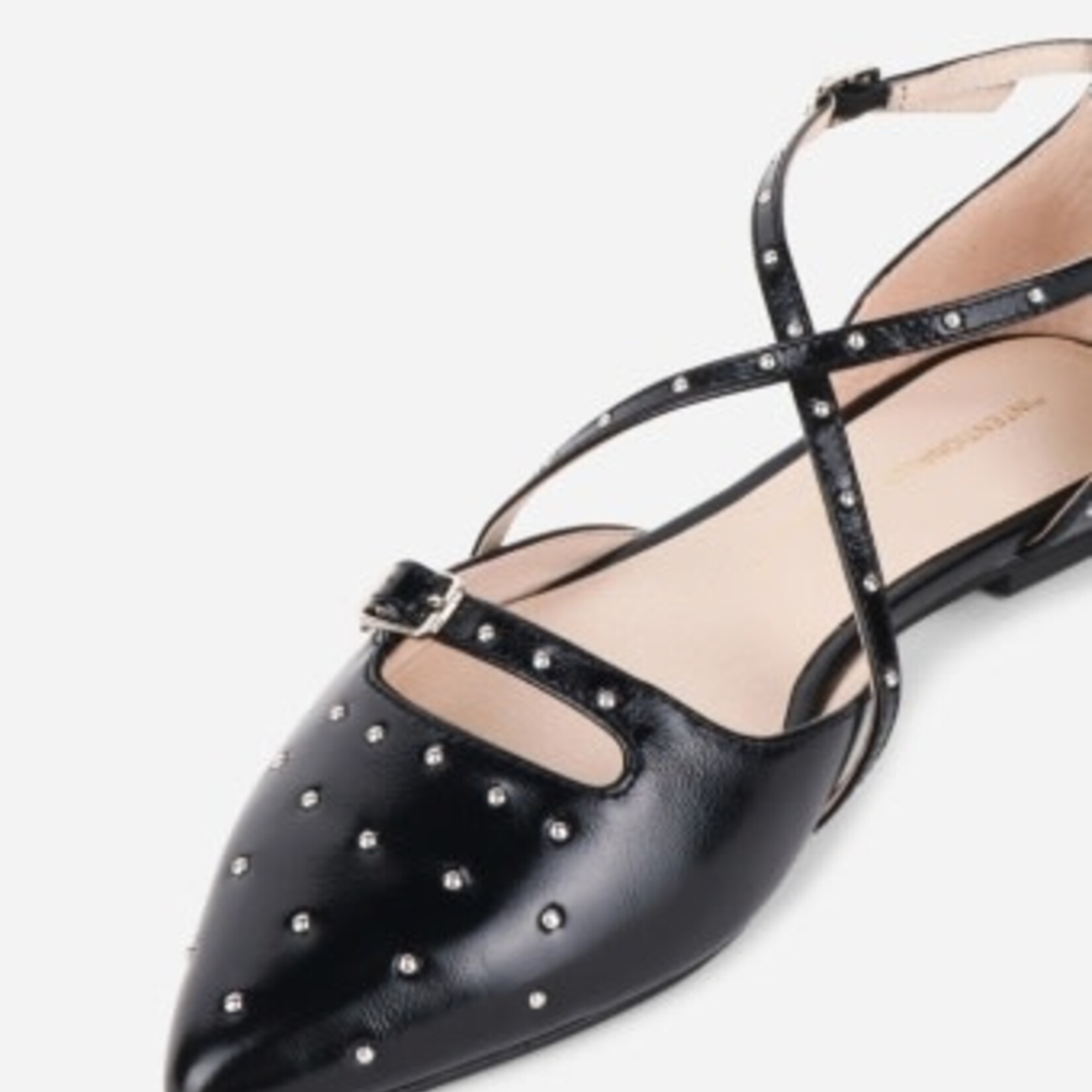 INTENTIONALLY BLANK CROWD STUDDED FLAT