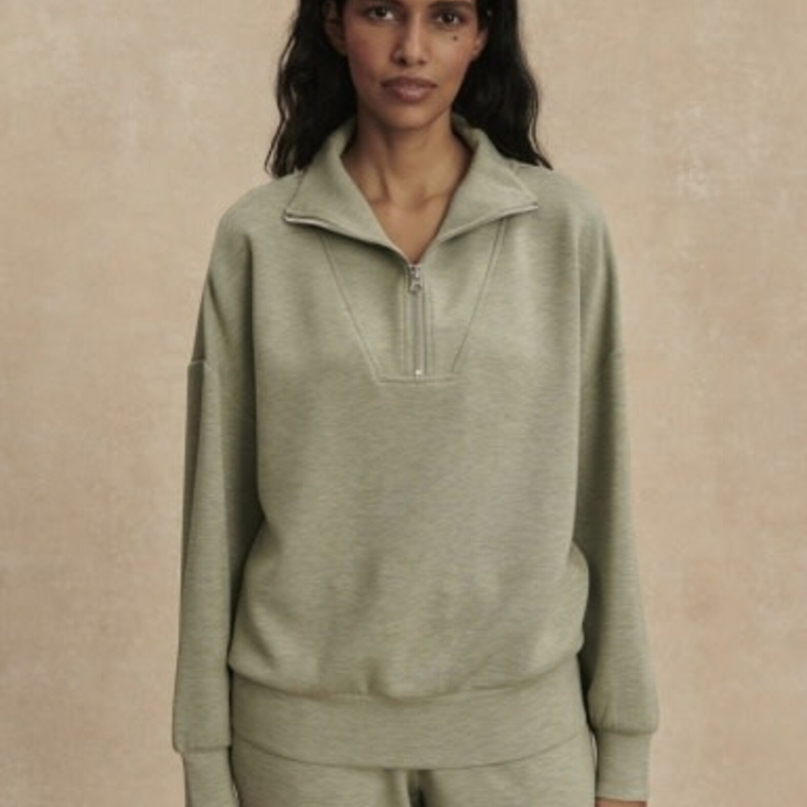 VARLEY HAWLEY HALF ZIP SWEAT