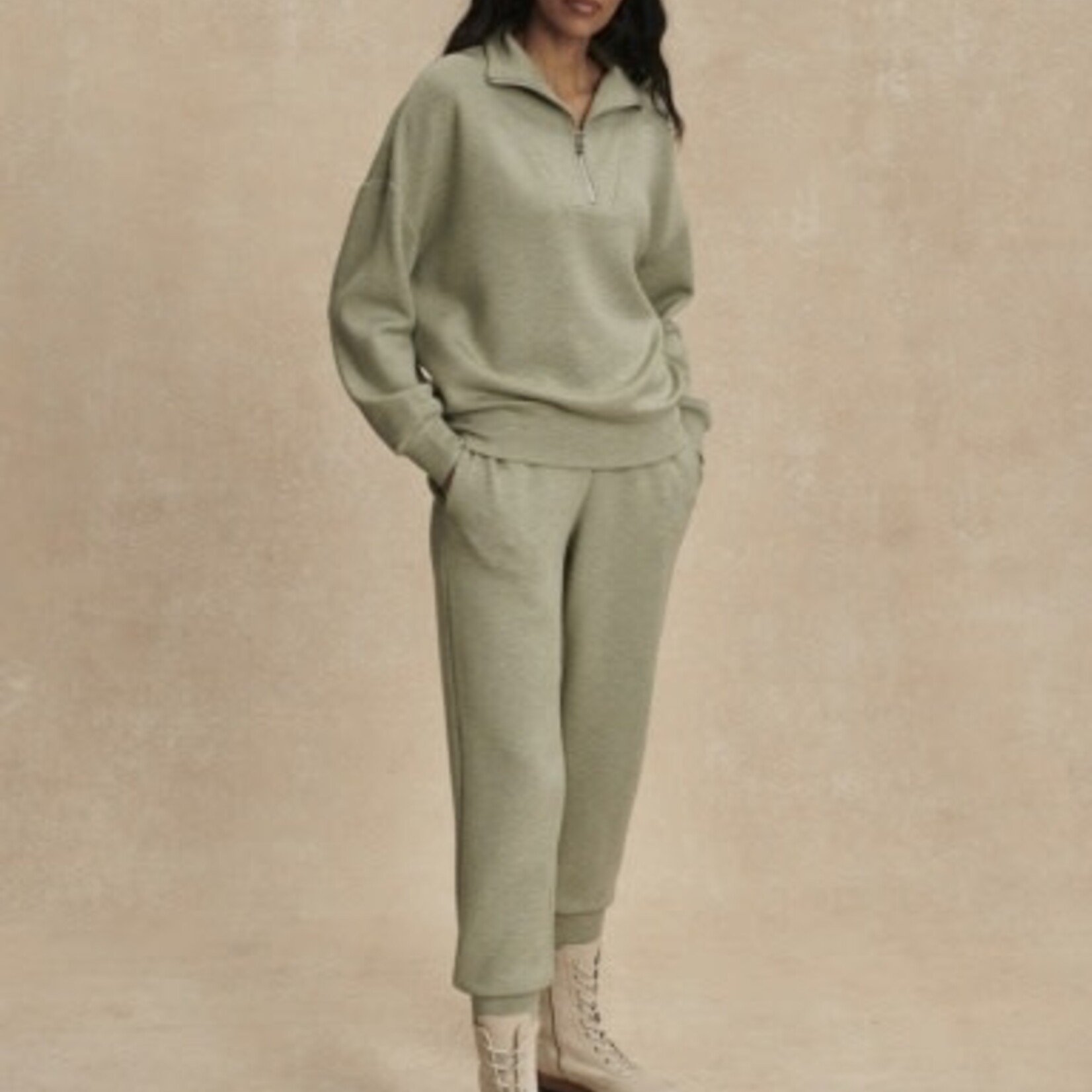 VARLEY HAWLEY HALF ZIP SWEAT