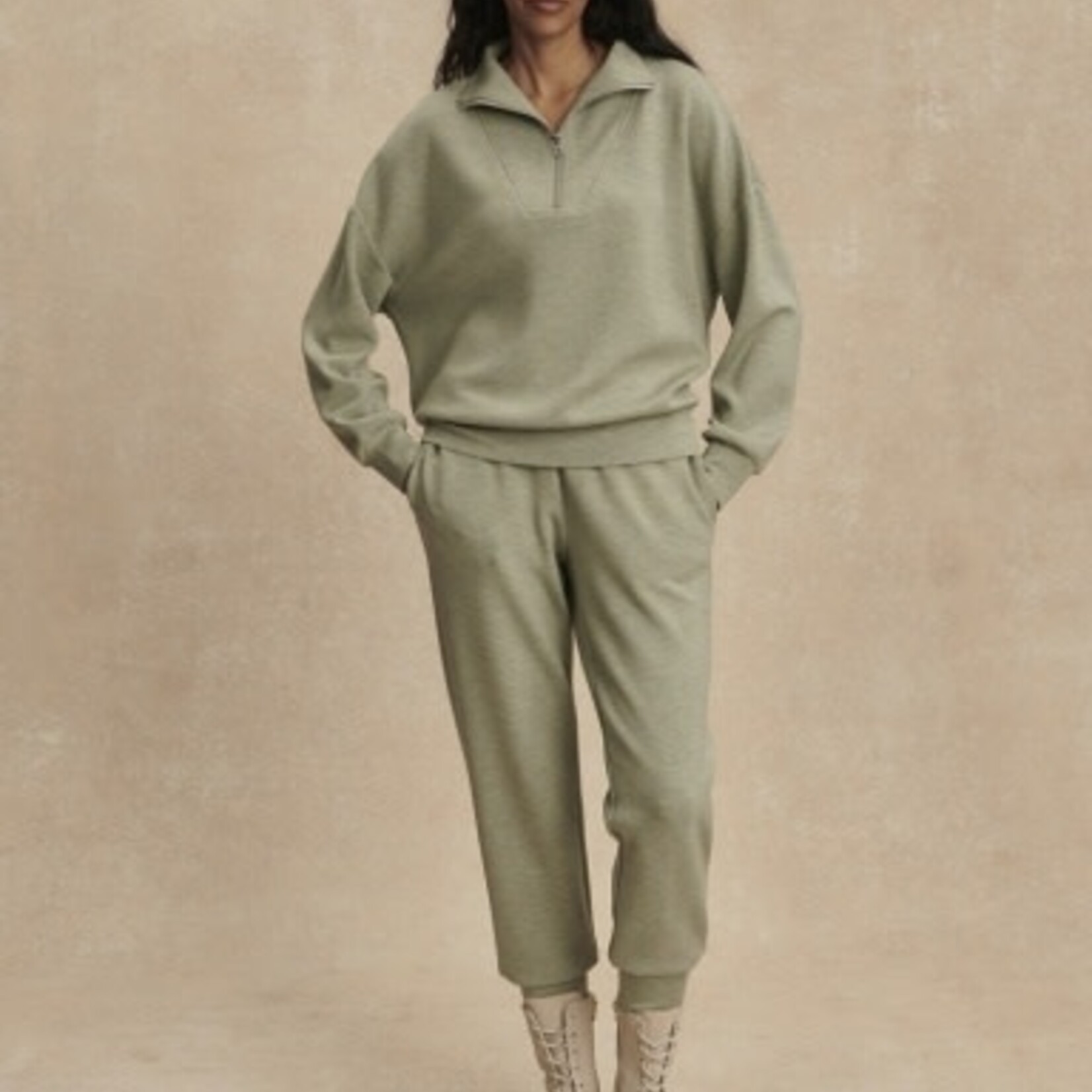 VARLEY HAWLEY HALF ZIP SWEAT