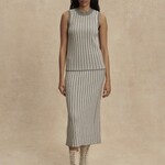 VARLEY MAIREAD RIB KNIT SKIRT