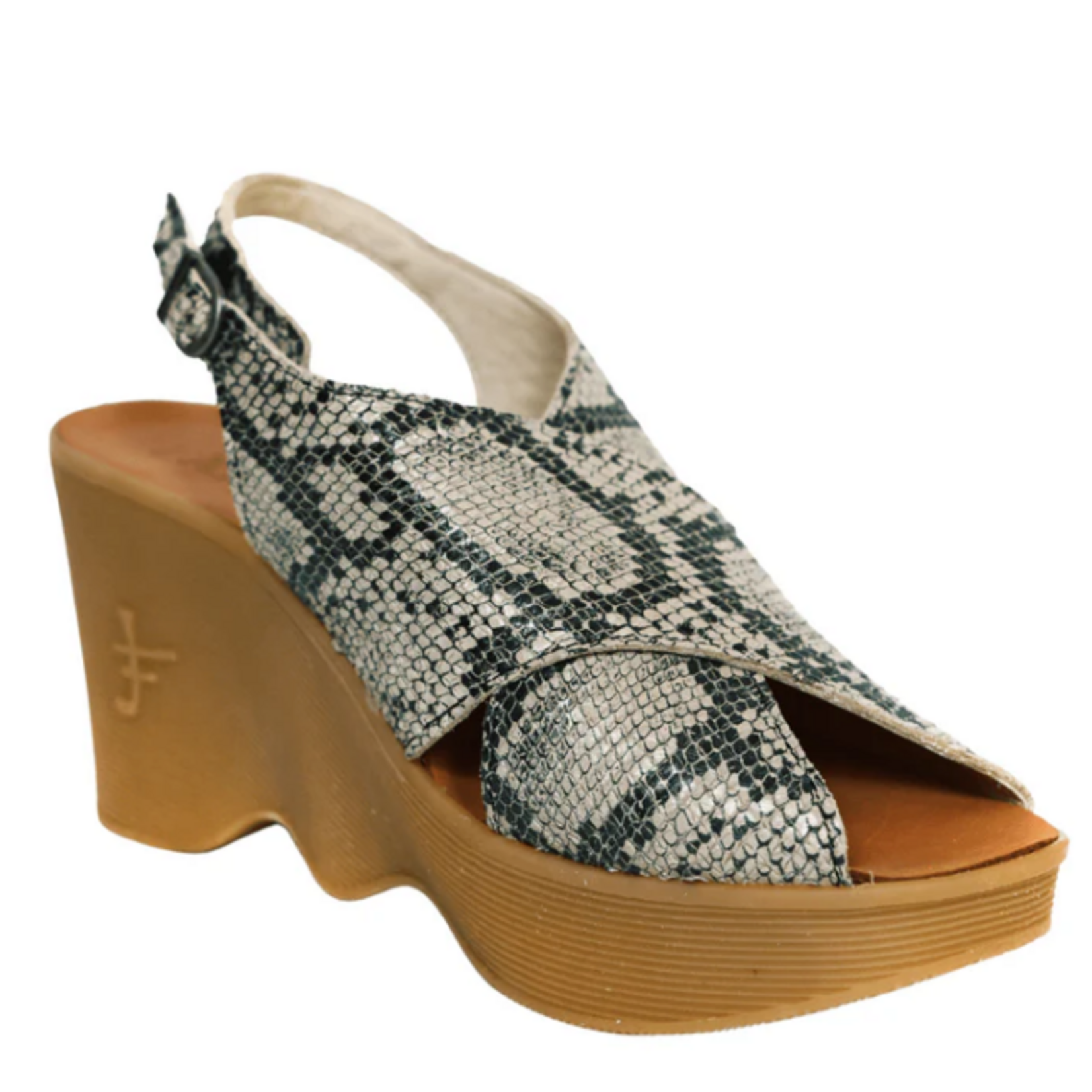 FAMOLARE CROSS YOUR HEART WEDGE SANDAL