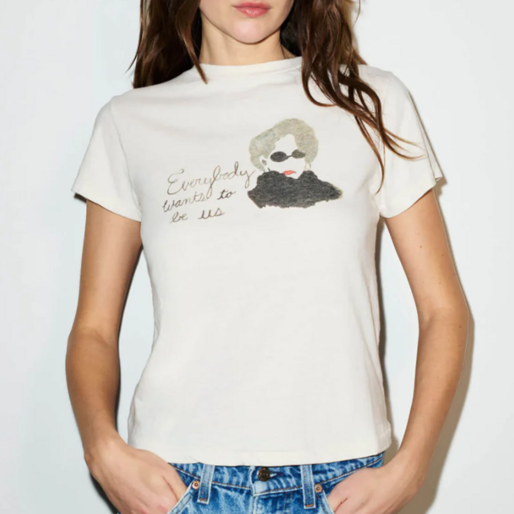 RE/DONE CLASSIC TEE EVERYBODY