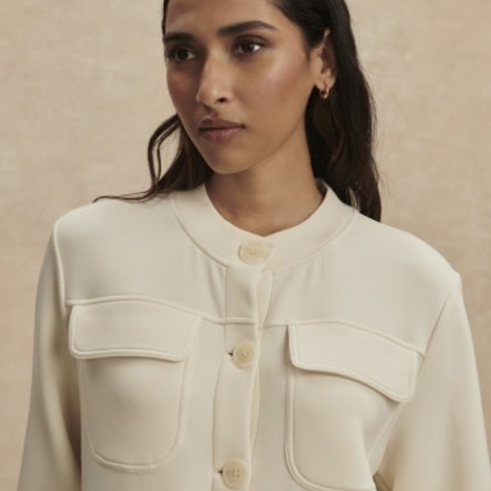 VARLEY HARTWELL BUTTON THROUGH SWEAT