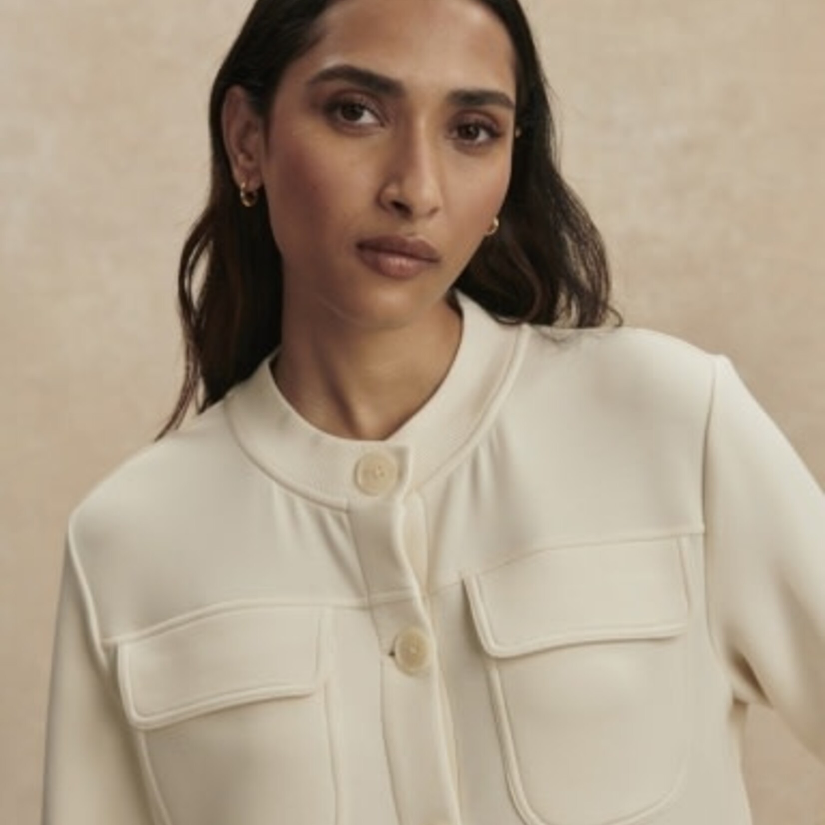 VARLEY HARTWELL BUTTON THROUGH SWEAT