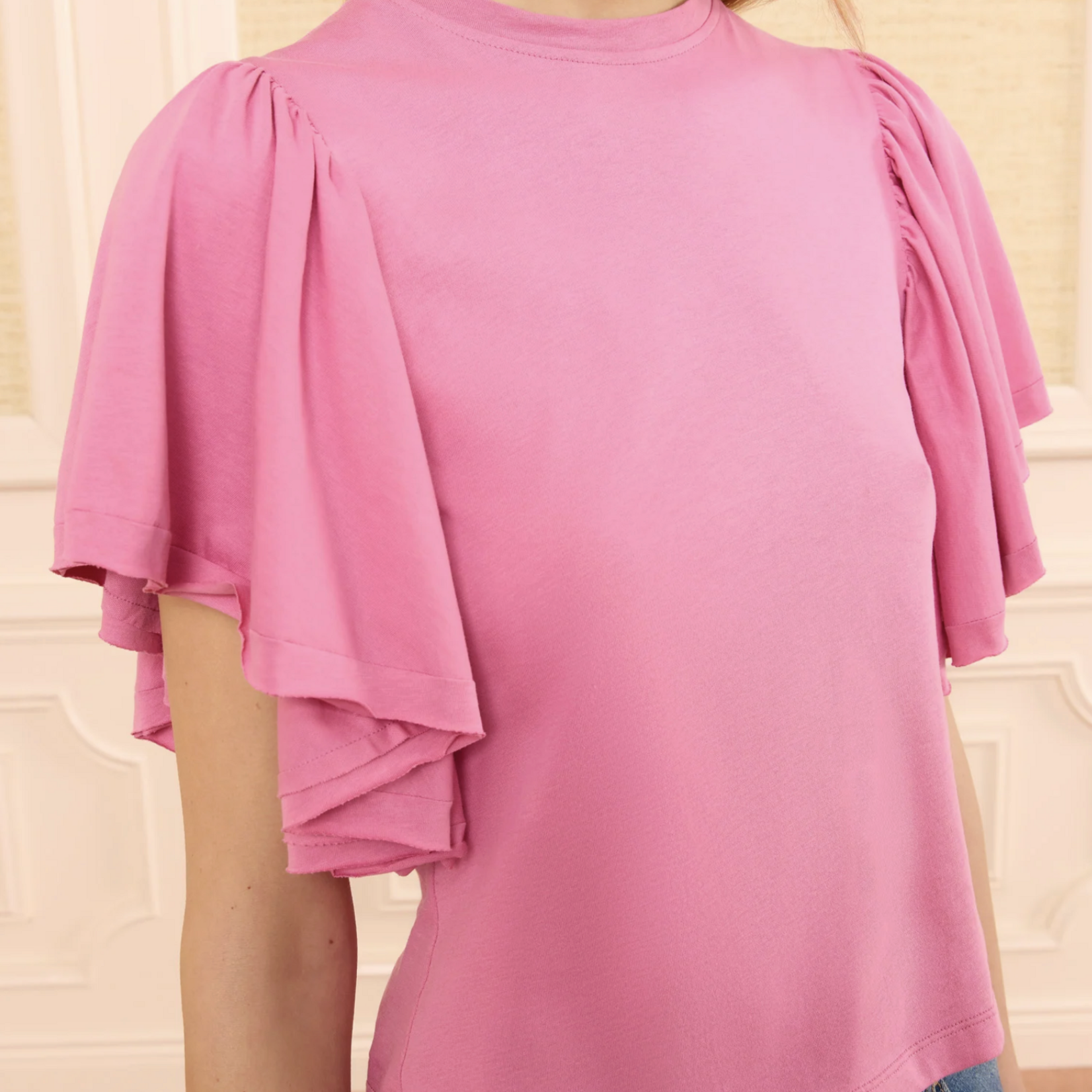 ULLA JOHNSON CORDELIA COTTON TOP