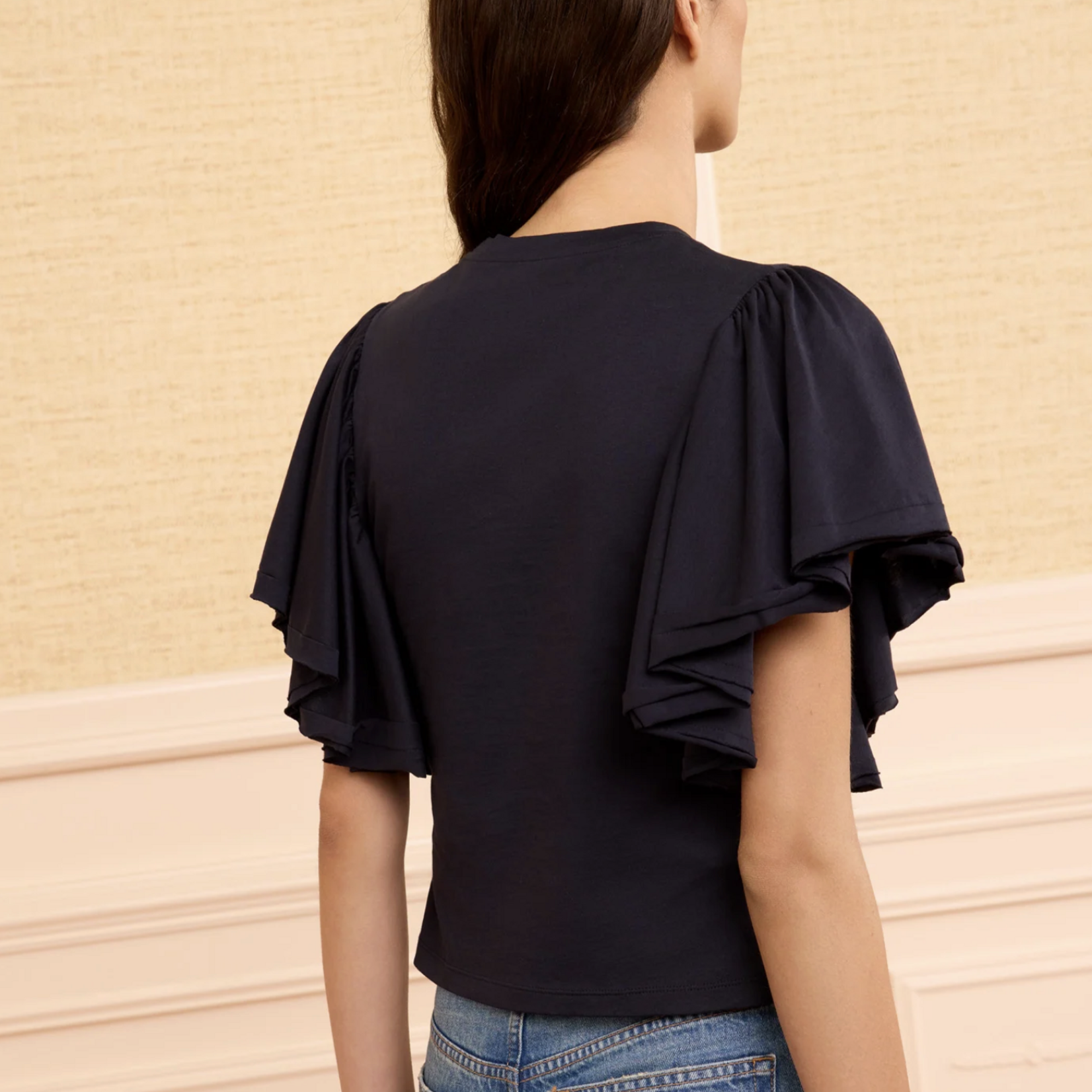 ULLA JOHNSON CORDELIA COTTON TOP
