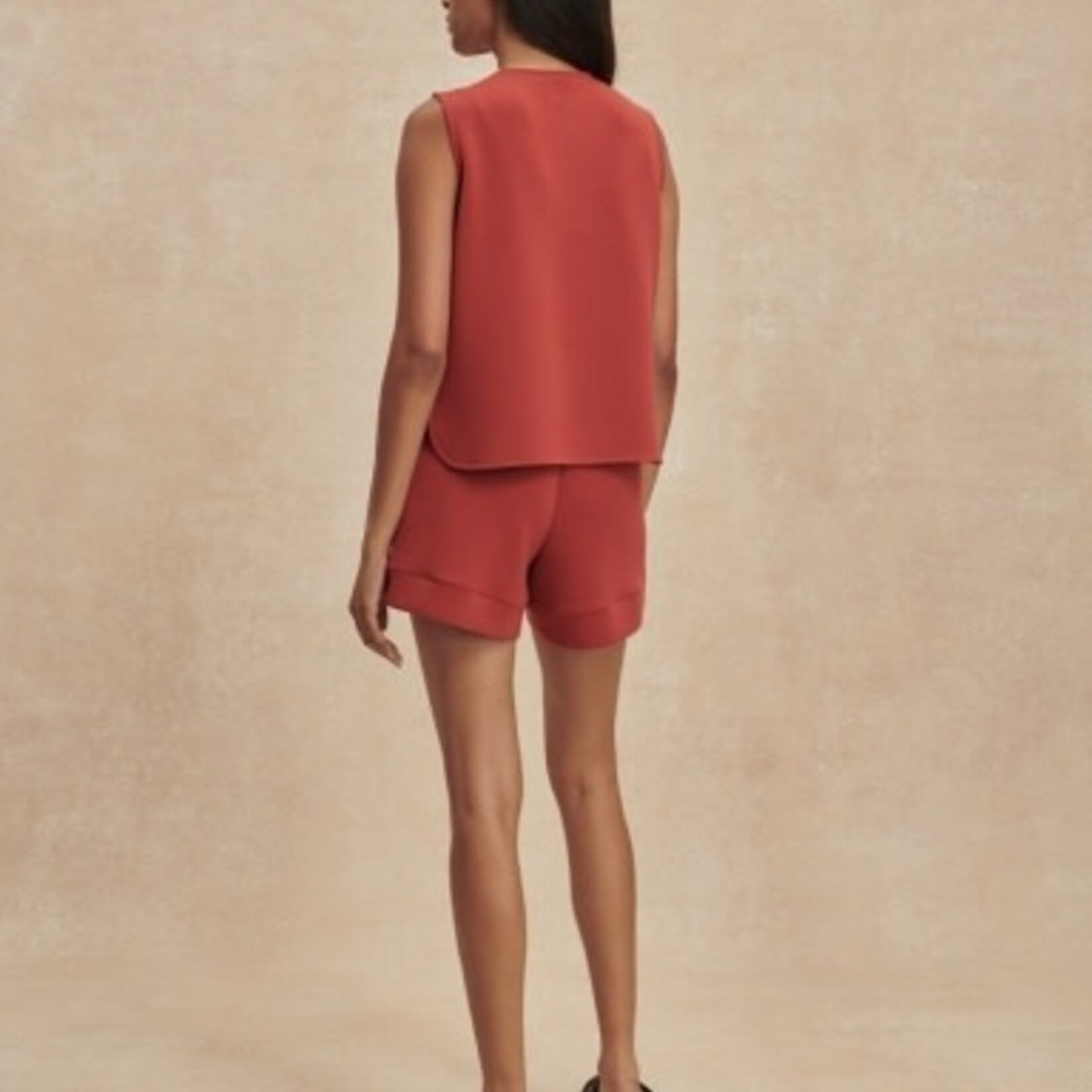 VARLEY JOSIE BUTTON-THROUGH TANK TOP