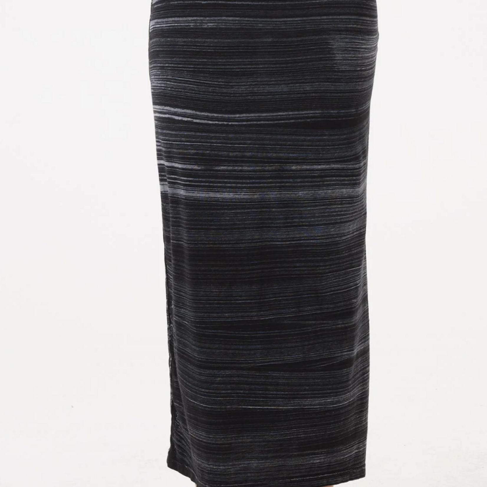 GOLDIE LEWINTER CABANA STRIPE MAXI SKIRT