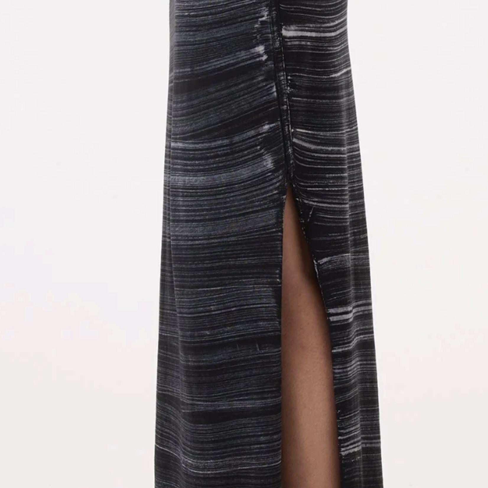 GOLDIE LEWINTER CABANA STRIPE MAXI SKIRT