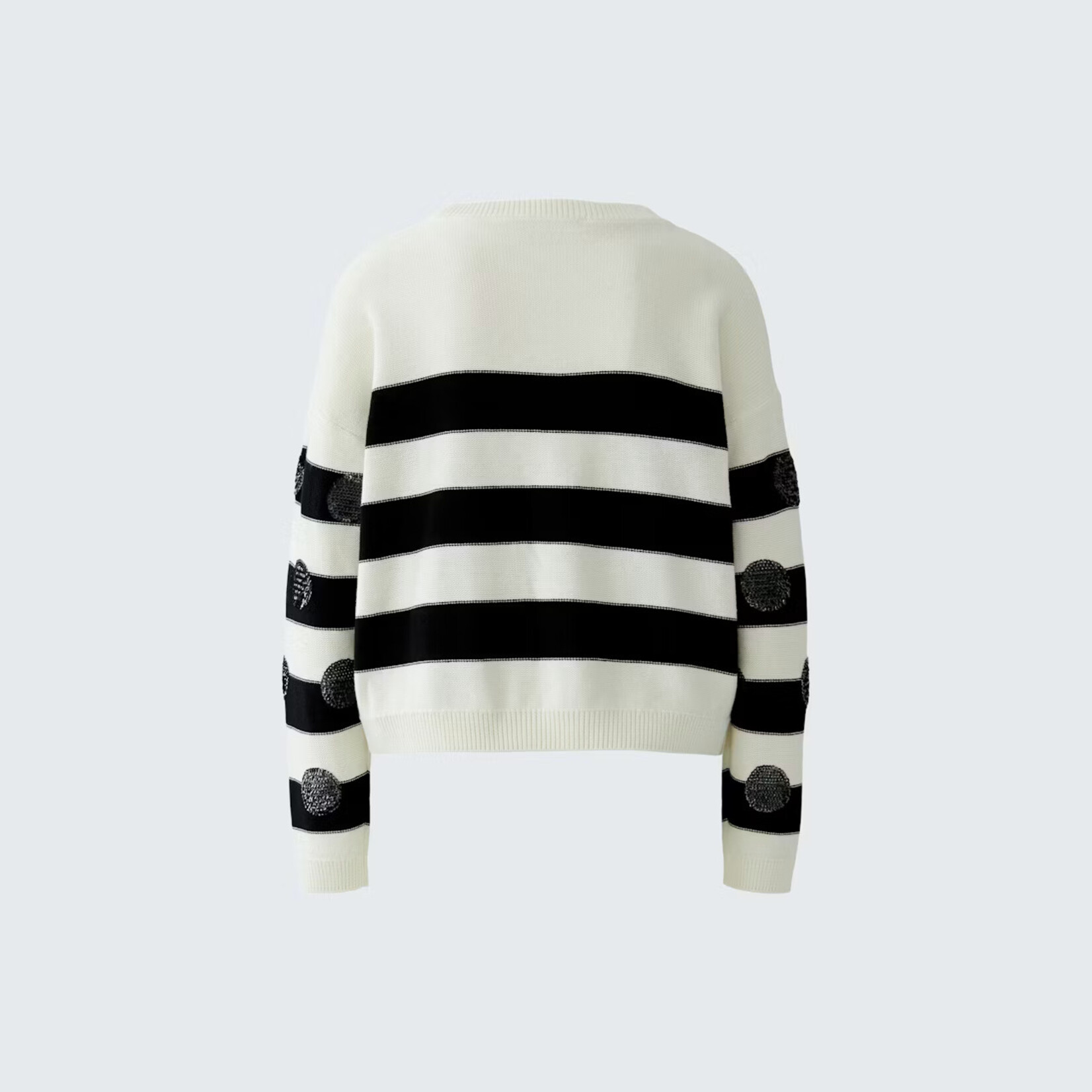 WHITE BLACK PULLOVER
