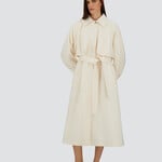HERNO TRENCH COAT IN FRESH CRINKLE WOVEN
