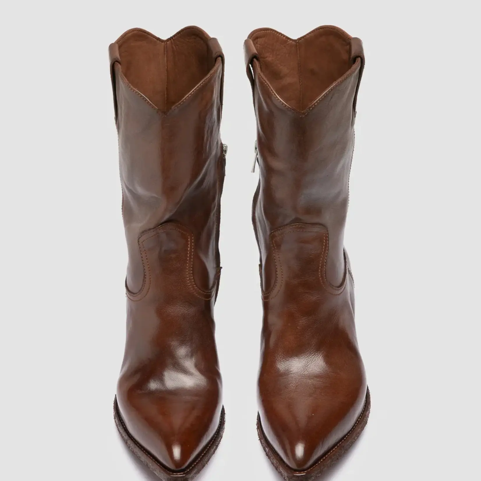 OFFICINE CREATIVE WANDAL 104  LEATHER ZIP BOOT