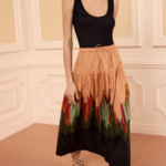 ULLA JOHNSON THEODORA COTTON SKIRT