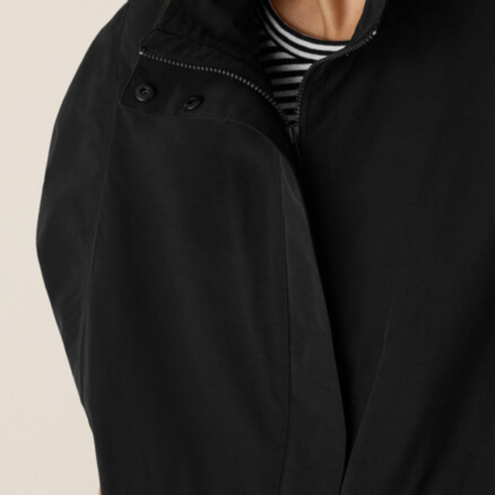 EILEEN FISHER HIGH COLLAR VEST