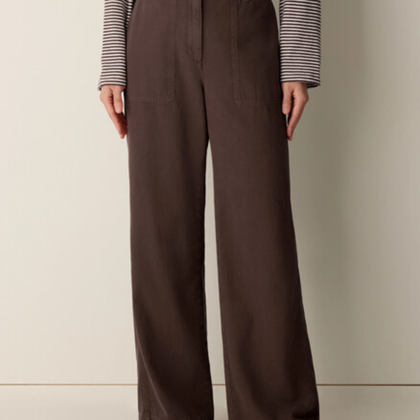 EILEEN FISHER COTTON WIDE LEG PANT