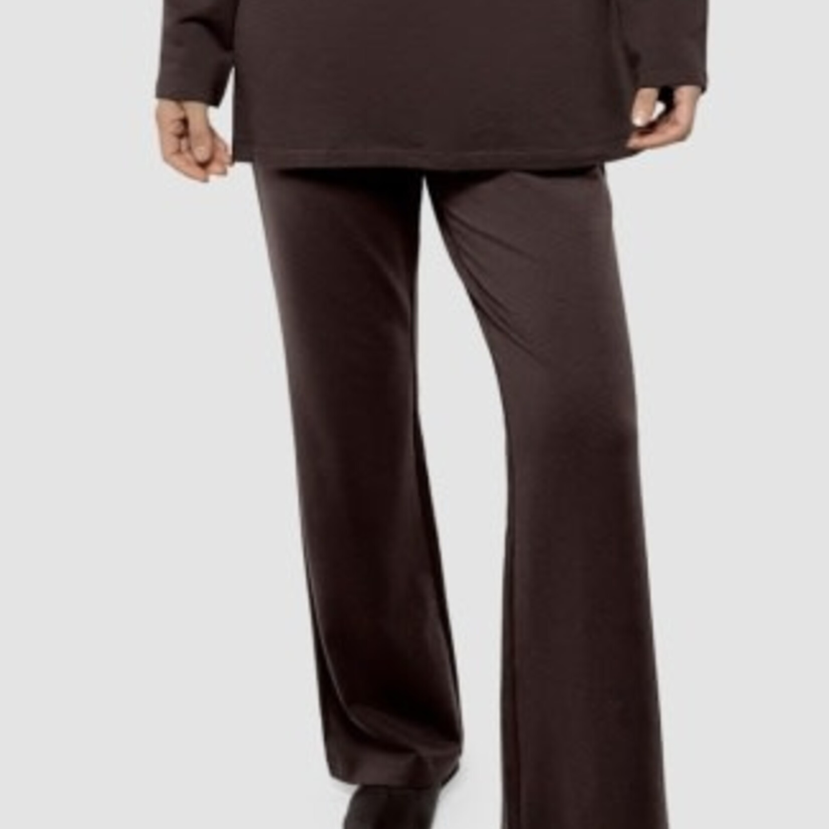 EILEEN FISHER COZY BRUSHED TERRY HUG KICK PANT