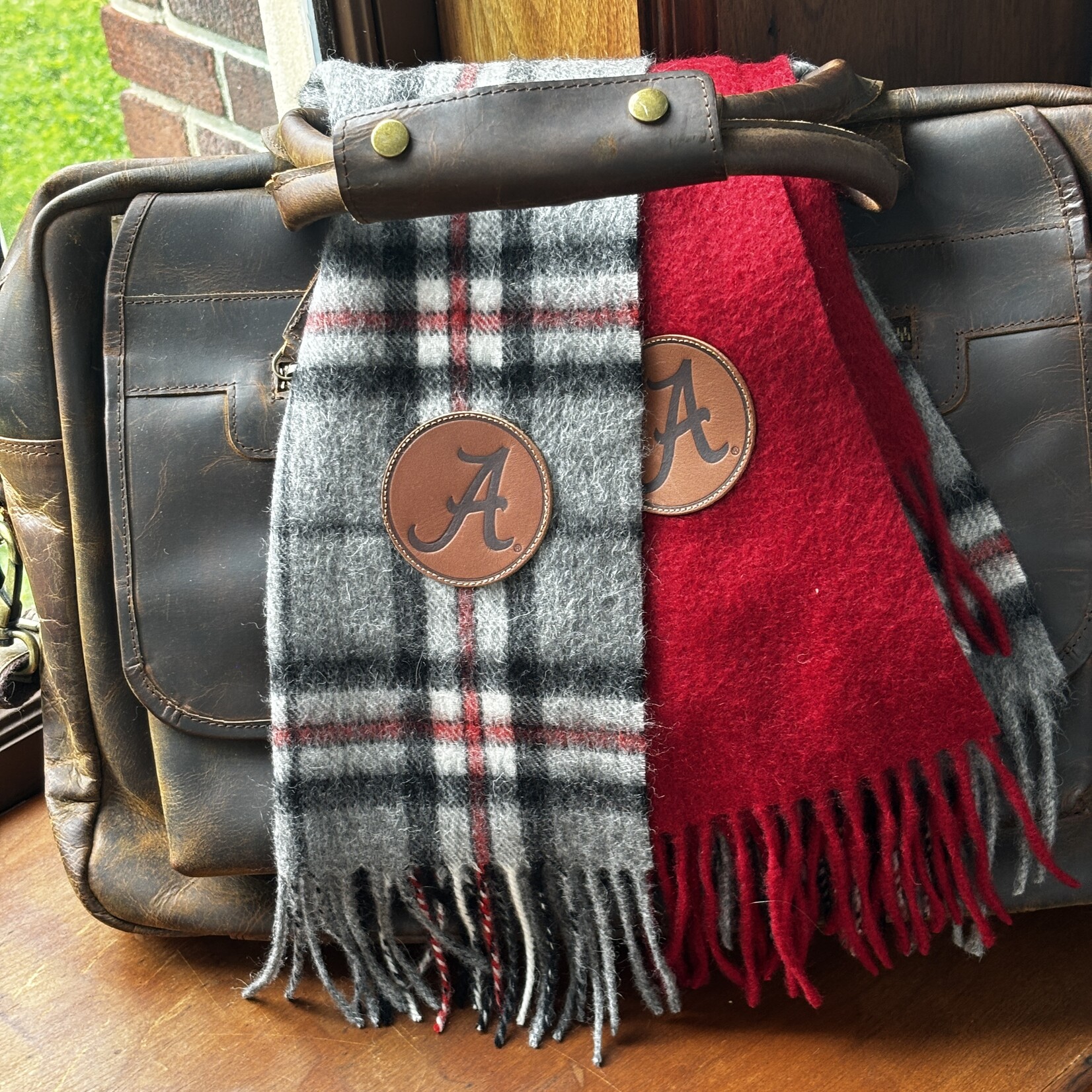 COLLEGIATE KNITWEAR UNIVERSITY OF ALABAMA LAMBSWOOL SCARF