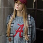COLLEGIATE KNITWEAR UNIVERSITY OF ALABAMA LAMBSWOOL SCARF