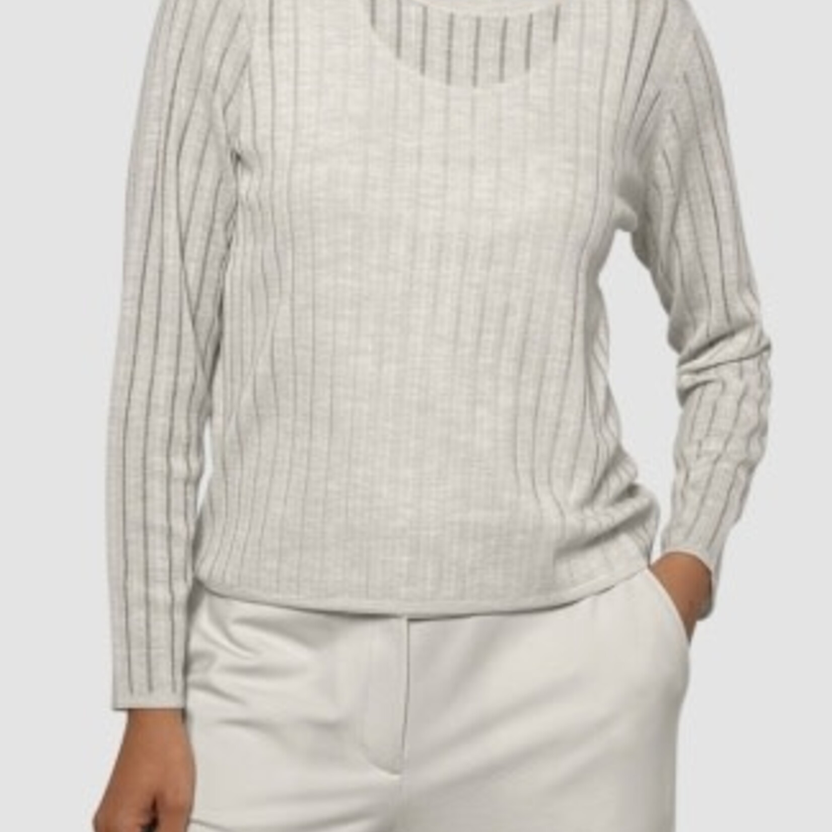 EILEEN FISHER SUPERFINE MERINO CREW NECK TOP