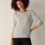 EILEEN FISHER SUPERFINE MERINO CREW NECK TOP