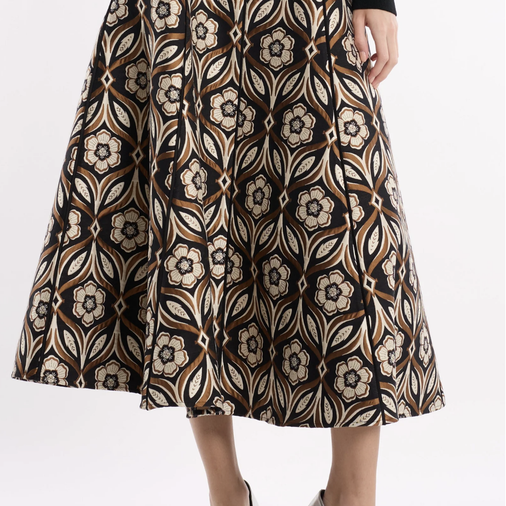CHRISTY LYNN NATE SKIRT - PETALUMA BLACK