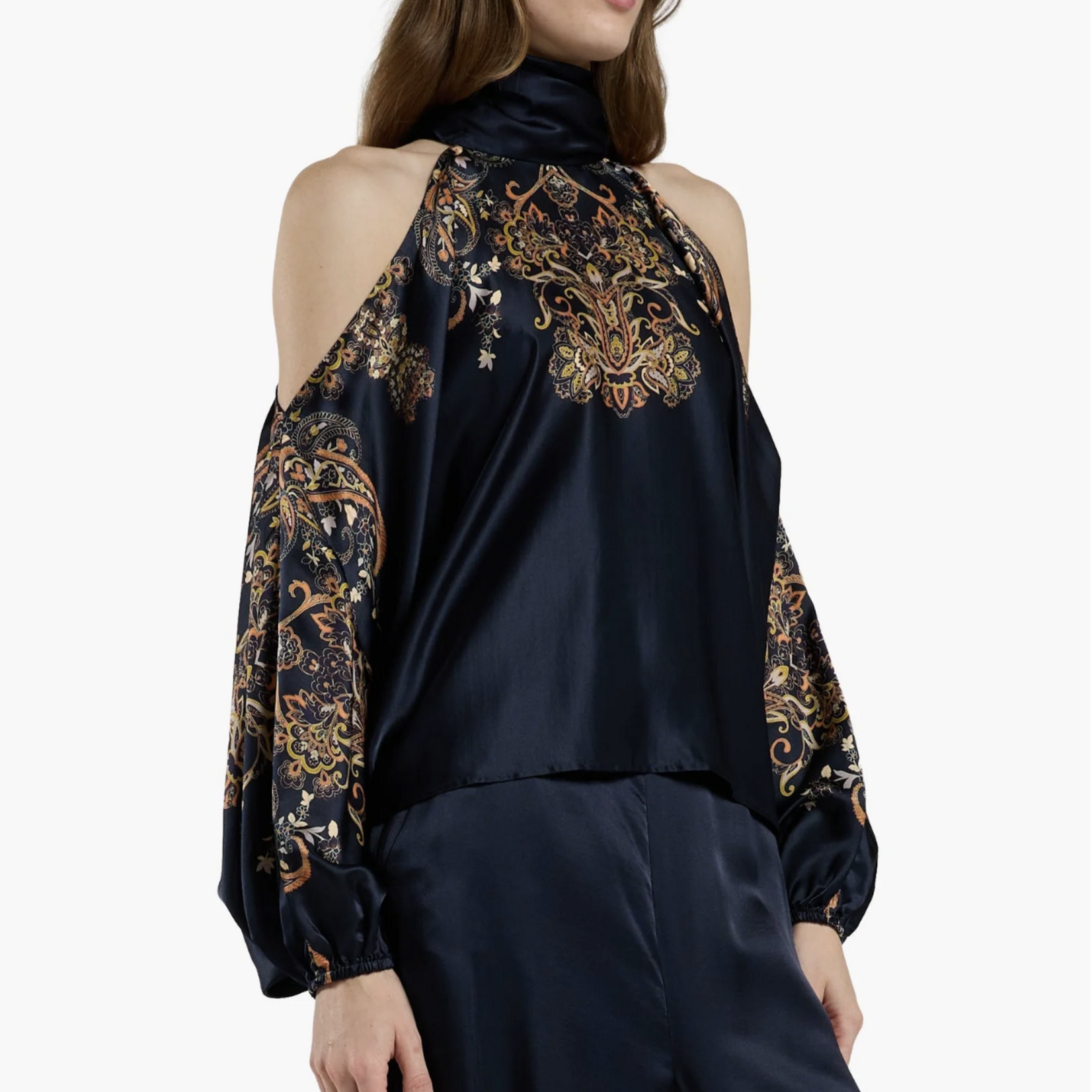 CHRISTY LYNN NICOLETTE TOP - MONTARA NAVY